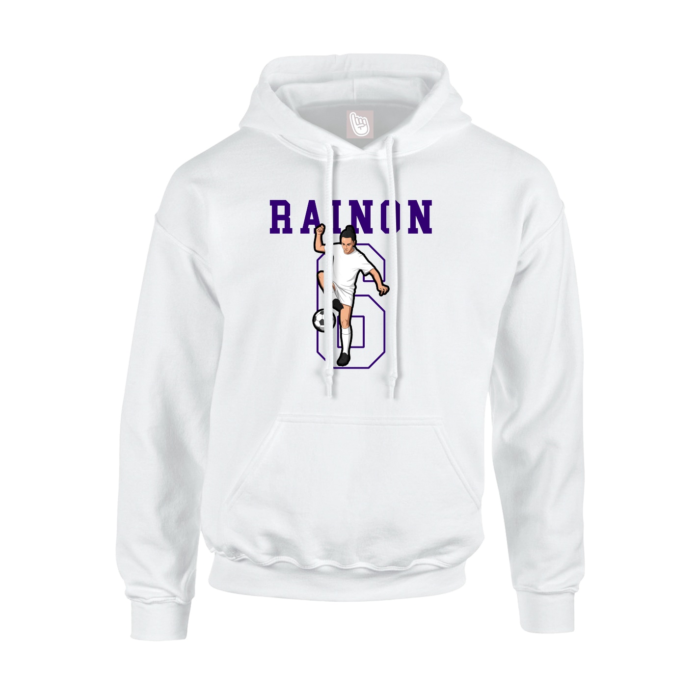 Youth Hoodie — Shirsey in White