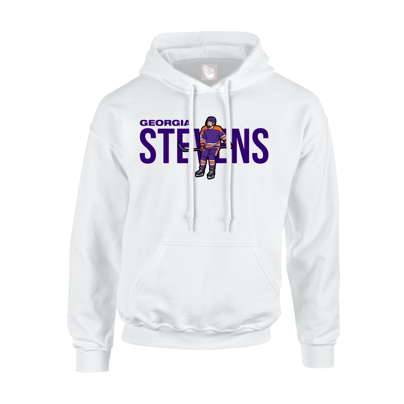 Hoodie — Player Name in White