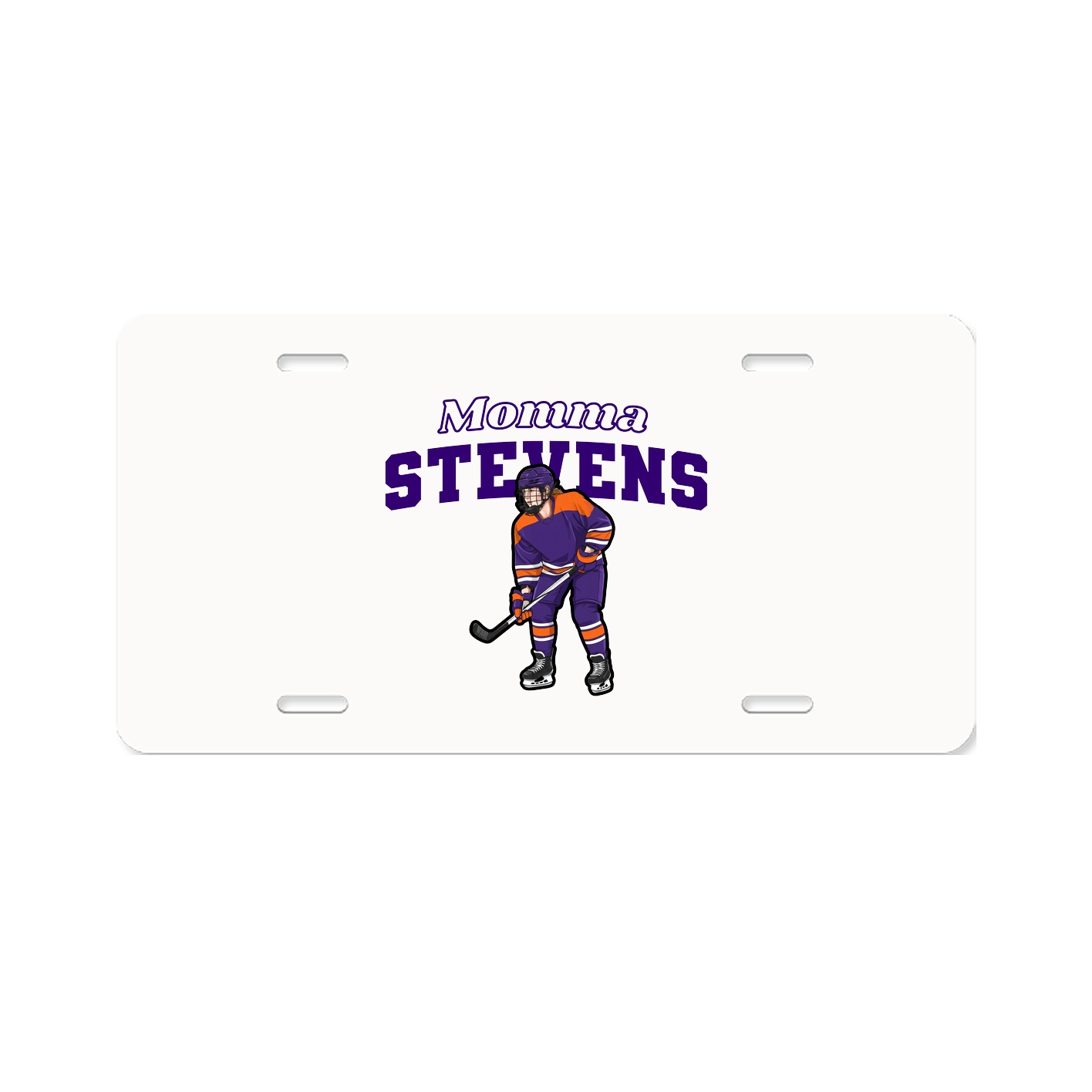 License Plate — Mothers Day Block in Classic