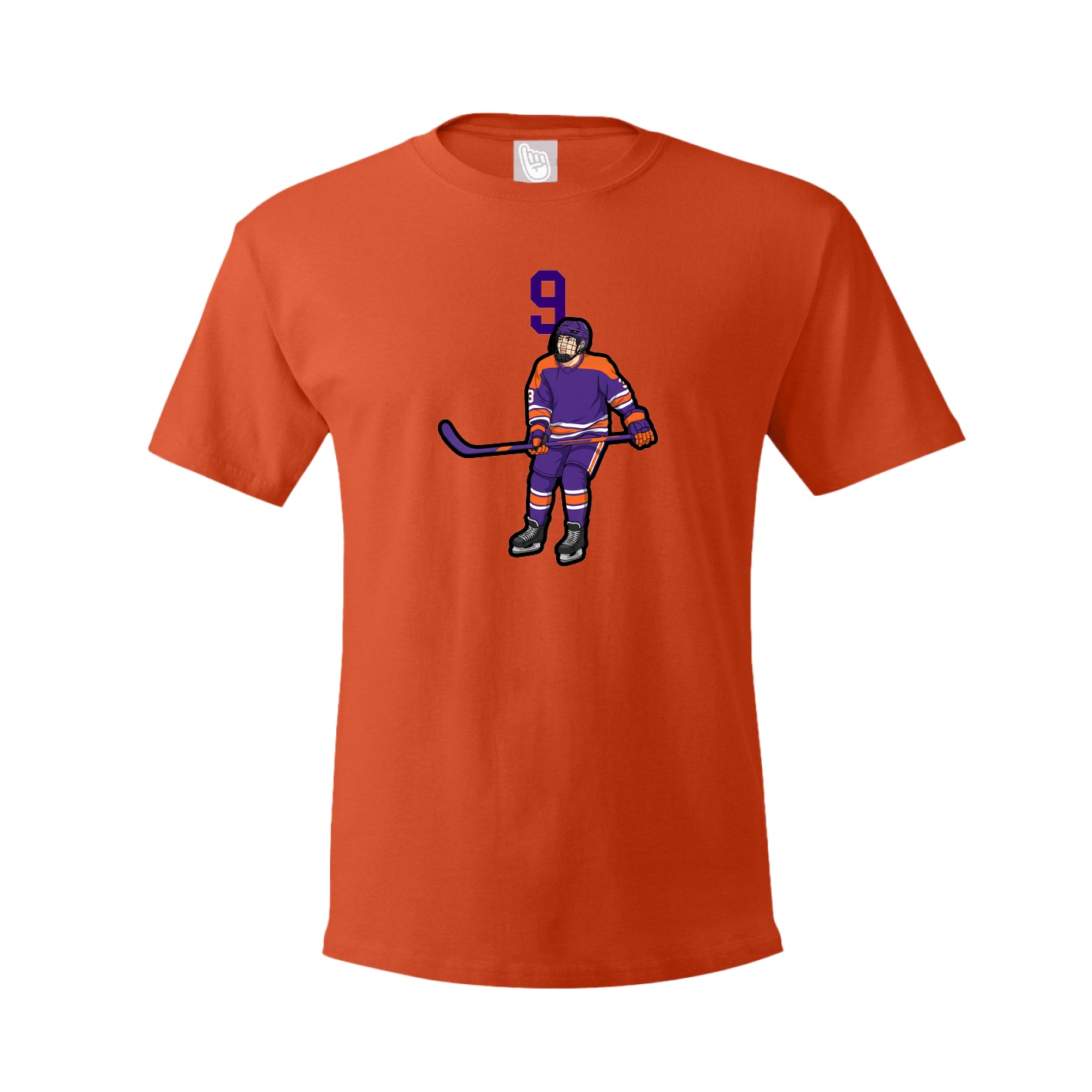 Tee — Number Top in Orange