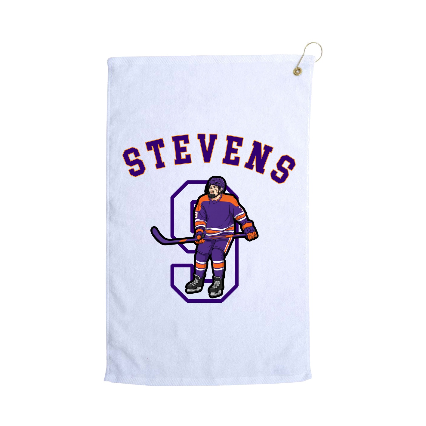 Golf Towel — Shirsey Arch in White
