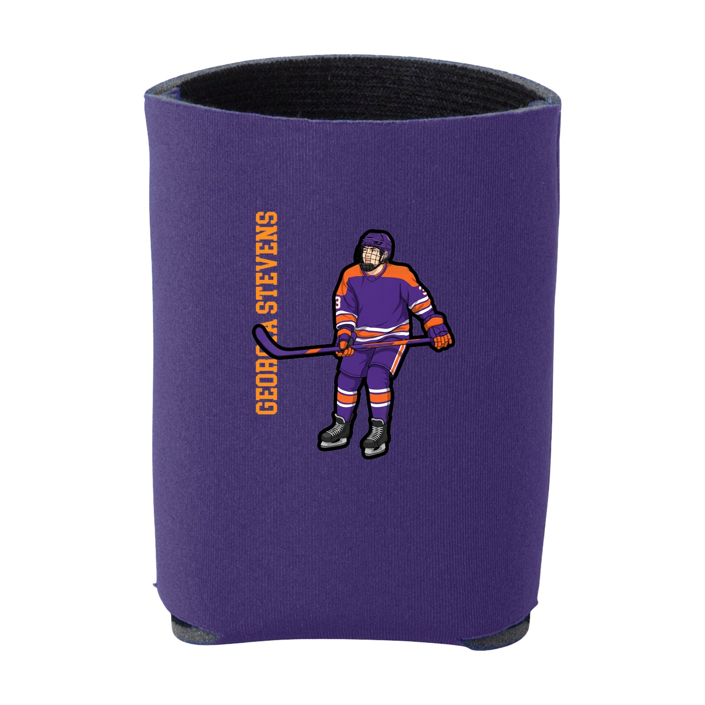 Can Holder — Name Vertical in Purple