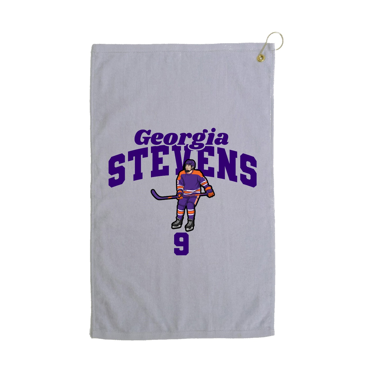 Golf Towel — Signature Arch in Grey