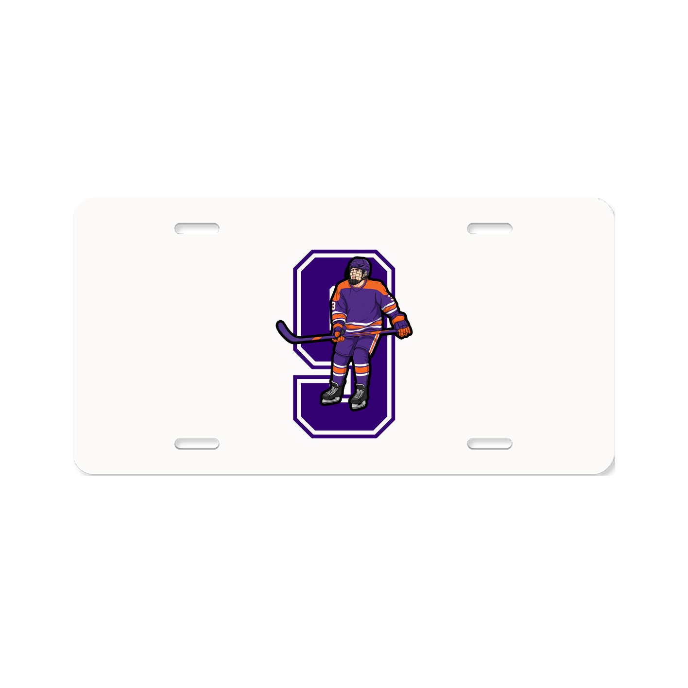 License Plate — Number in Classic