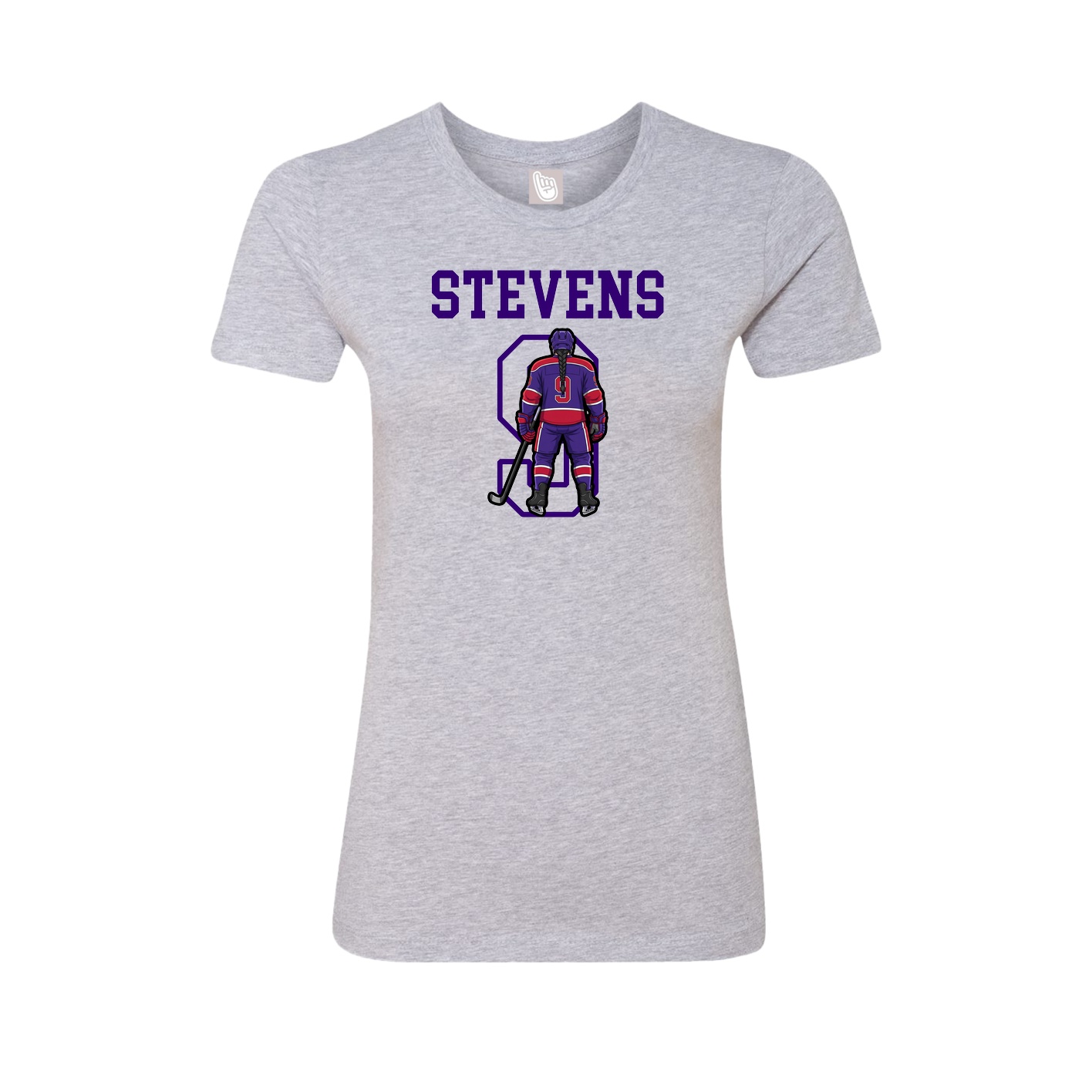 Fitted Women's Tee — Shirsey in Grey