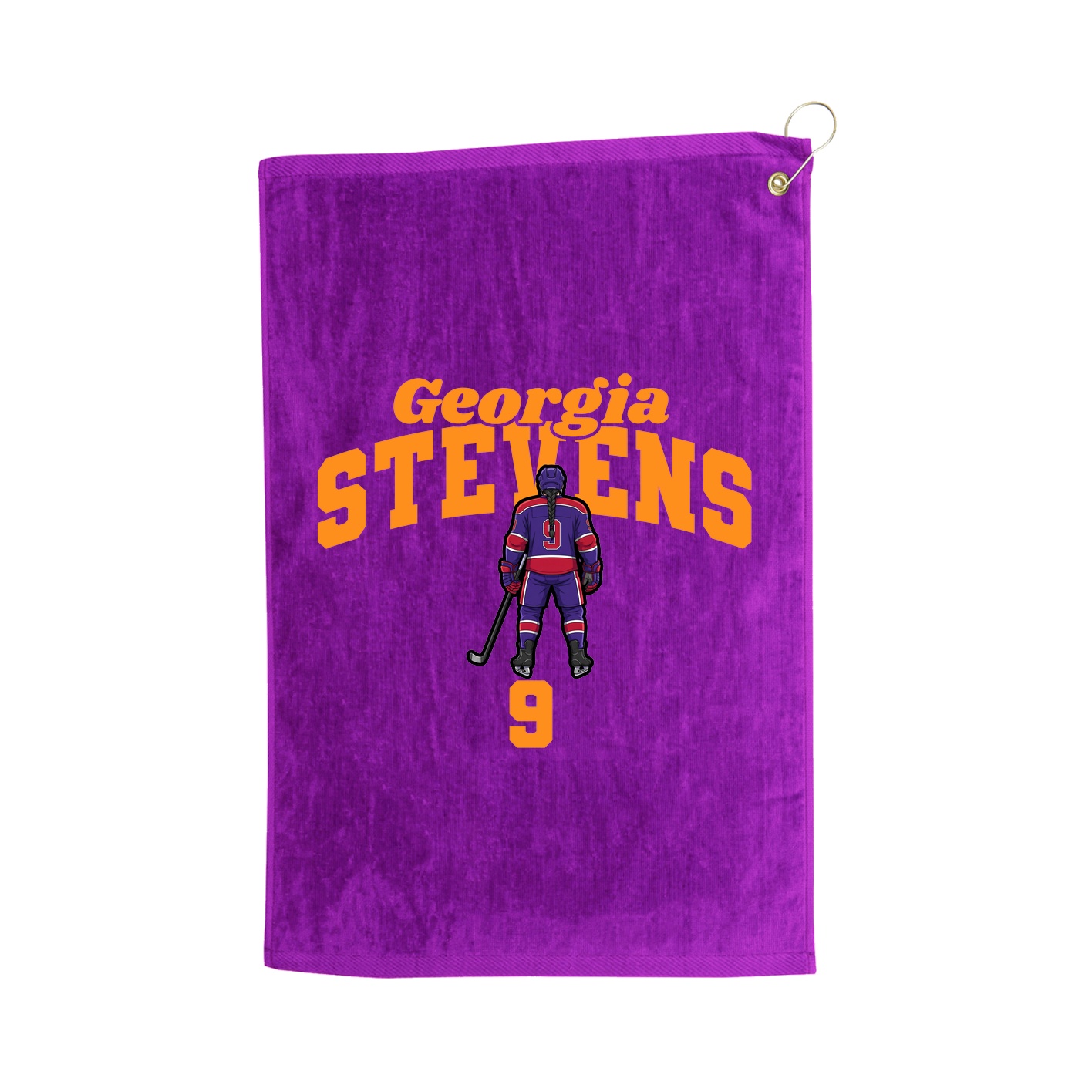 Golf Towel — Signature Arch in Purple
