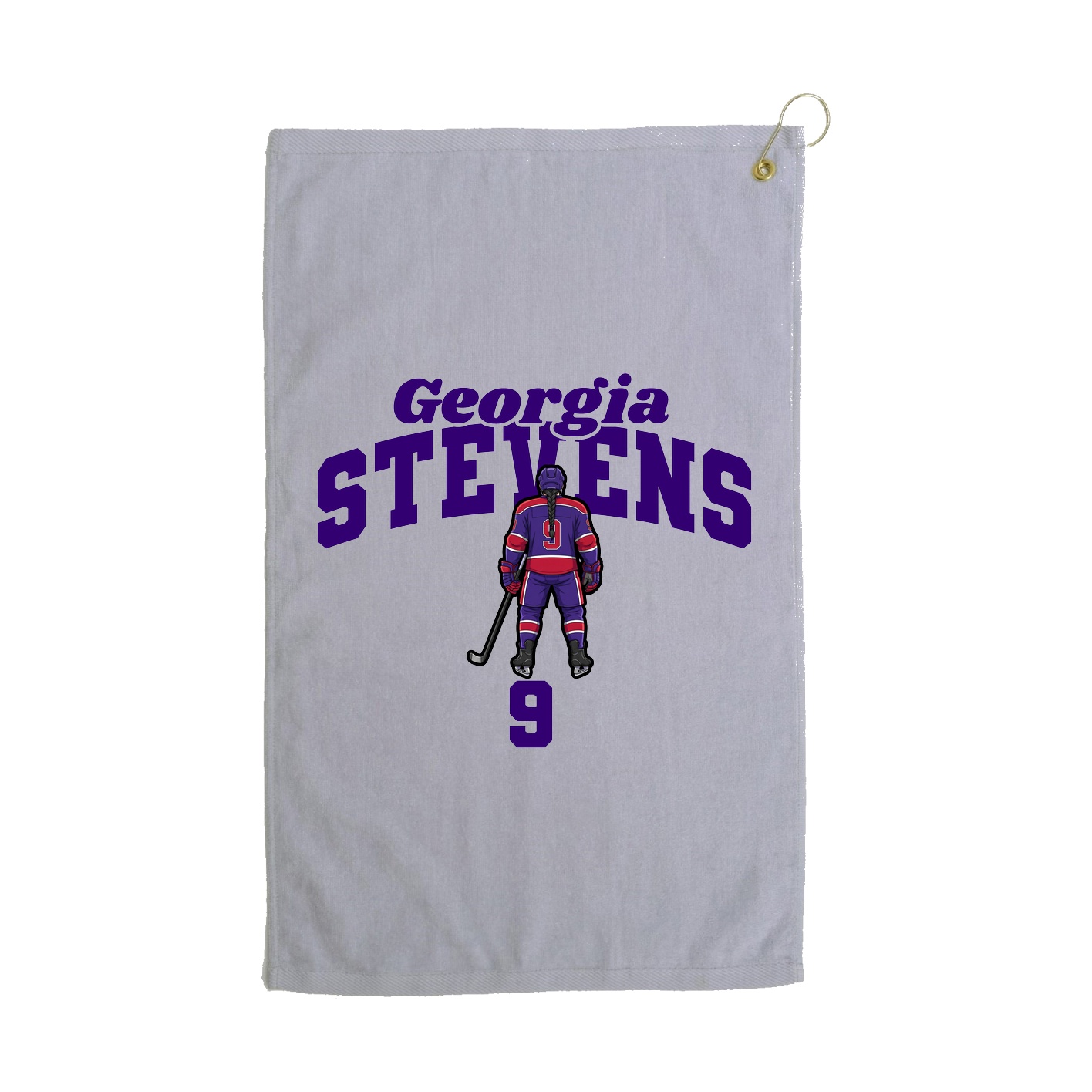 Golf Towel — Signature Arch in Grey