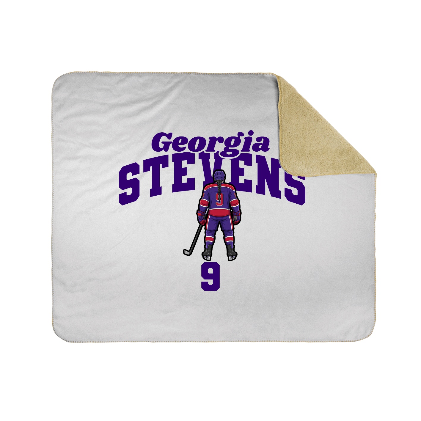 Throw Blanket — Signature Arch in White