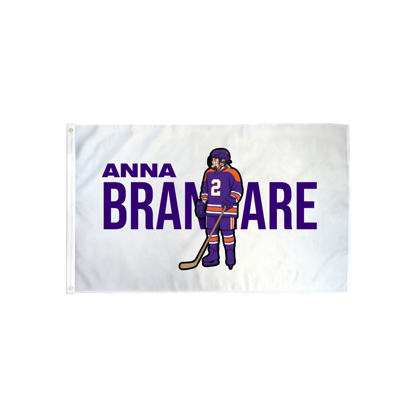 3x5 Flag — Player Name in Classic