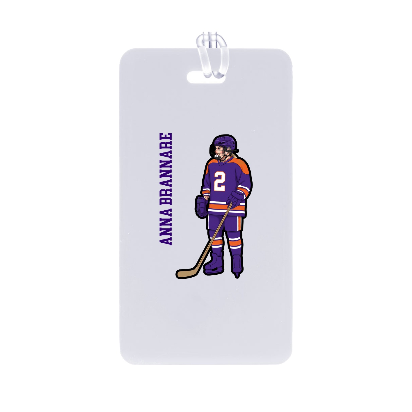 Bag Tag — Name Vertical in Classic