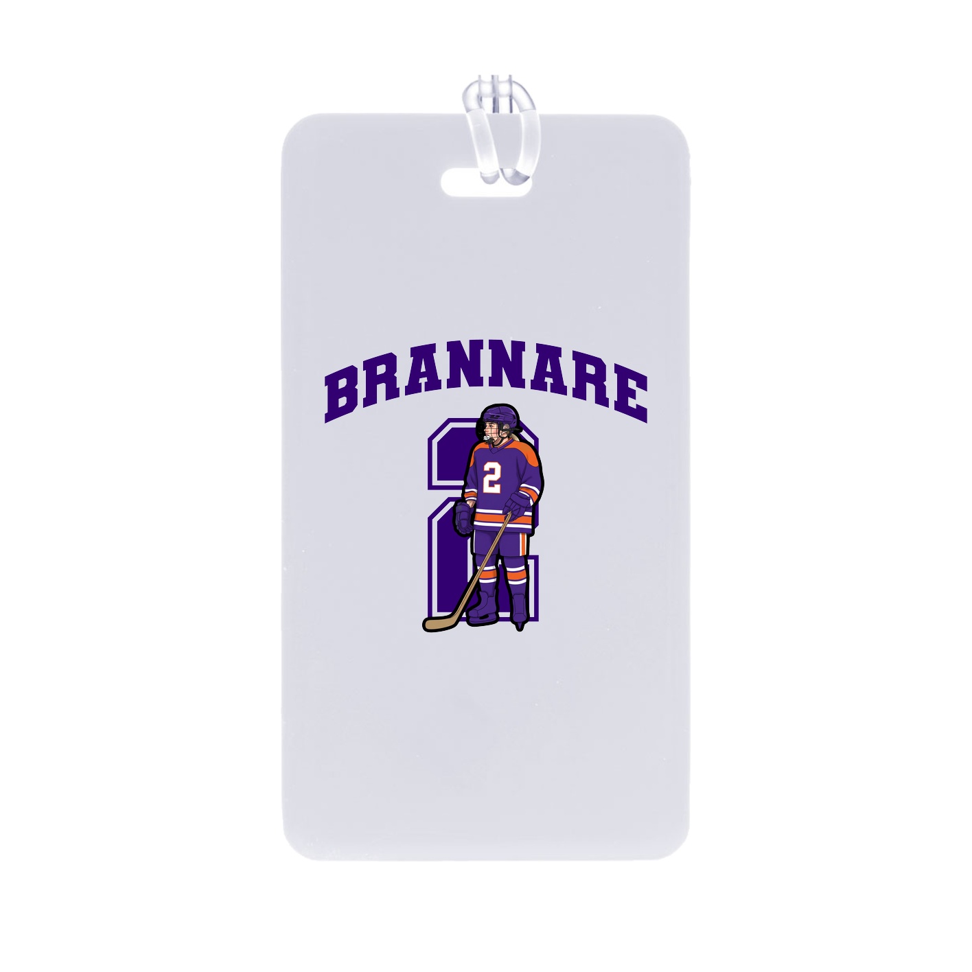 Bag Tag — Number in Classic