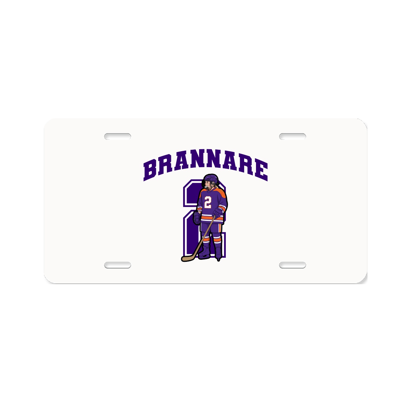 License Plate — Number in Classic