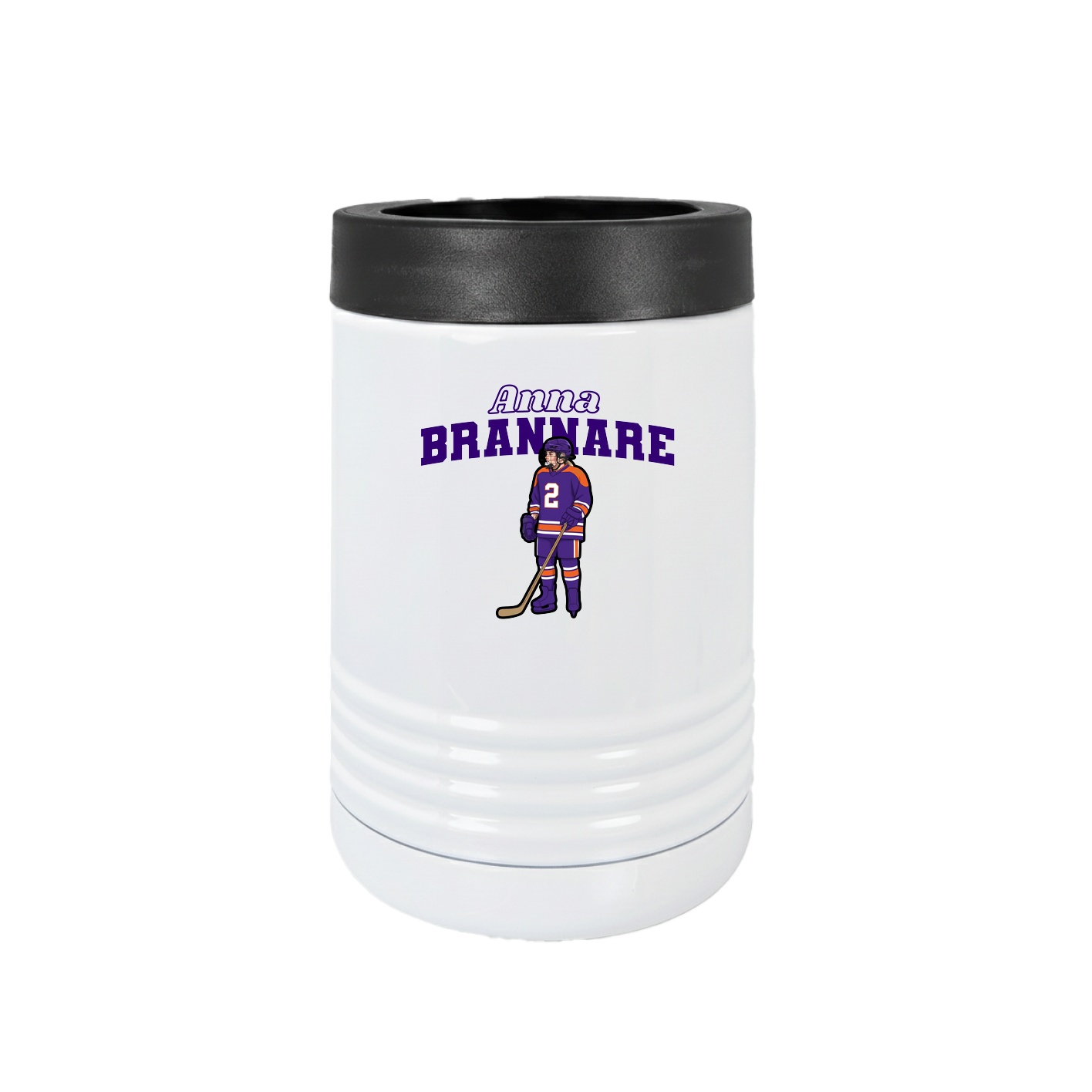 Beverage Holder — Name Arch in White