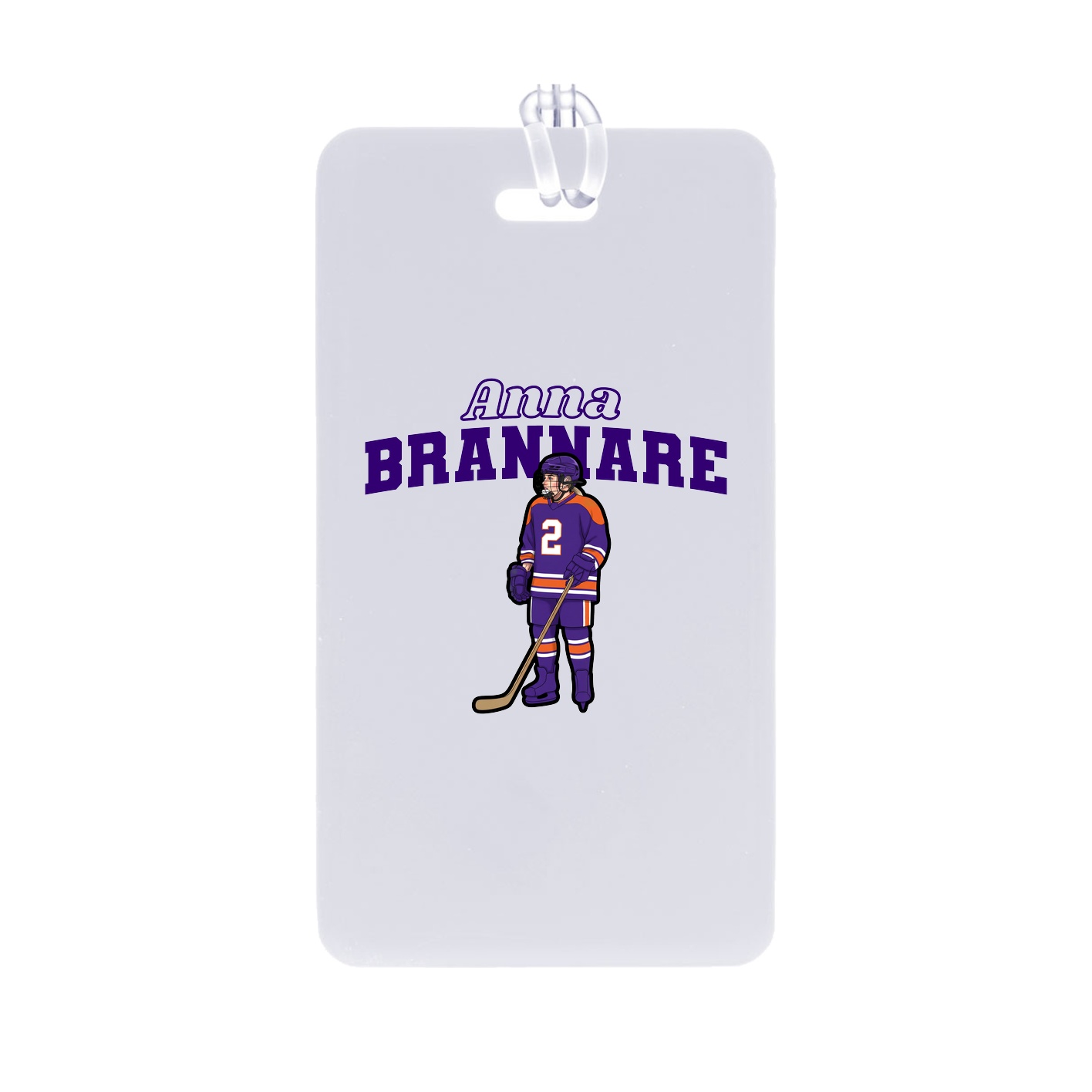 Bag Tag — Name Arch in Classic