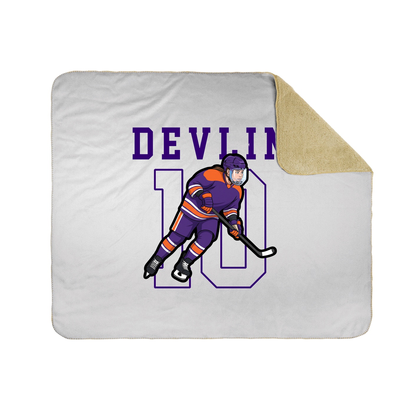 50x60 Sherpa Lined Throw Blanket