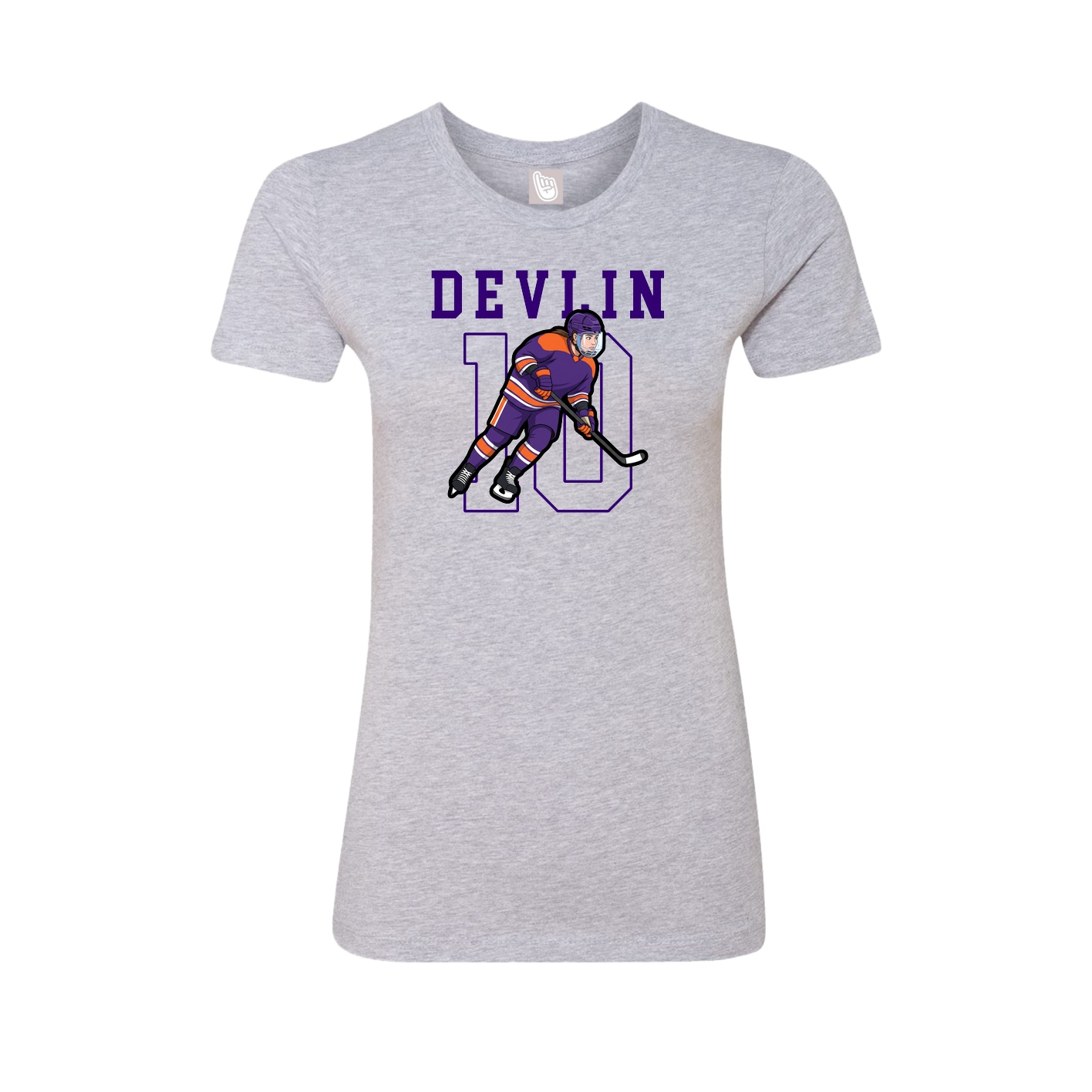 Fitted Women's Tee — Shirsey in Grey