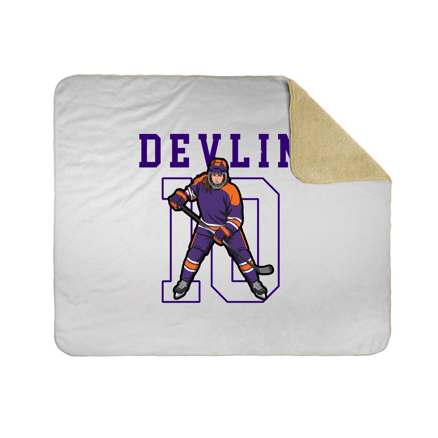 Throw Blanket — Shirsey in White
