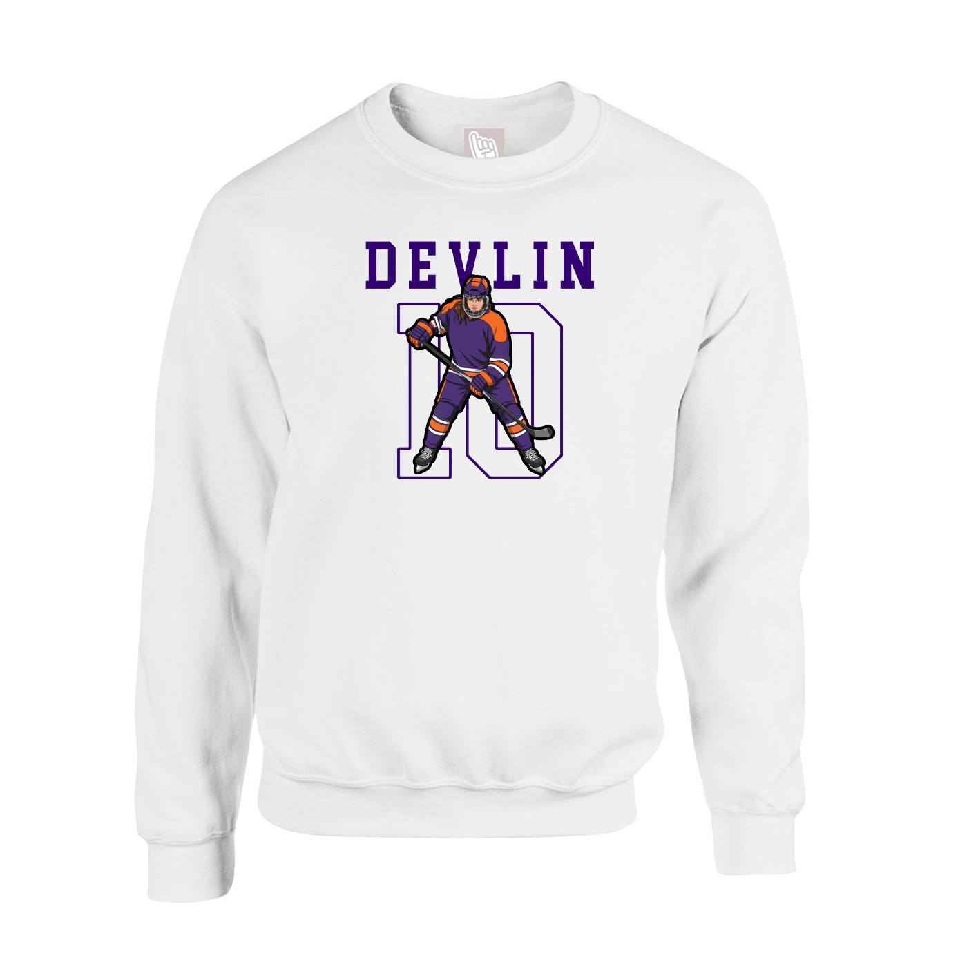 Fleece Crew — Shirsey in White