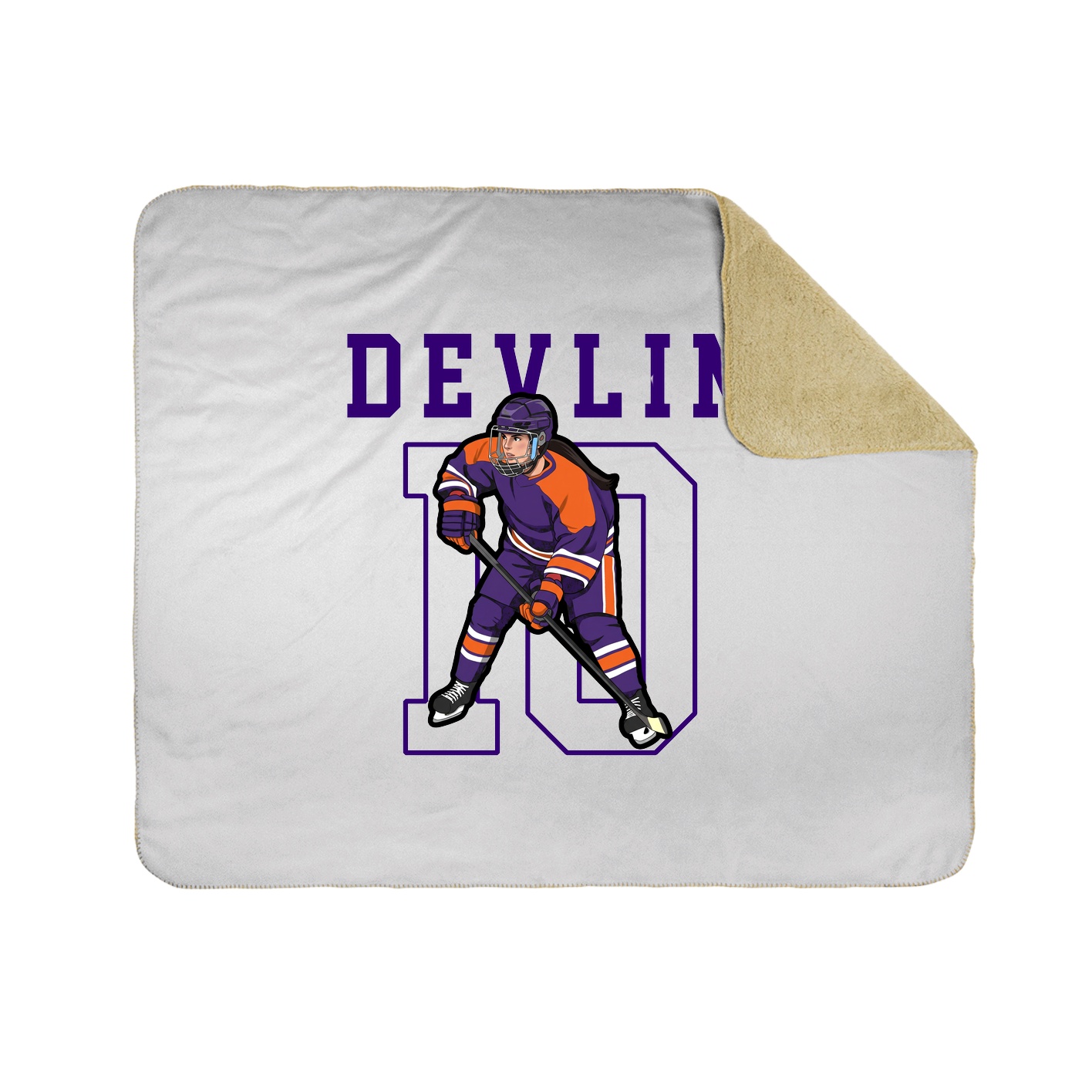 Throw Blanket — Shirsey in White