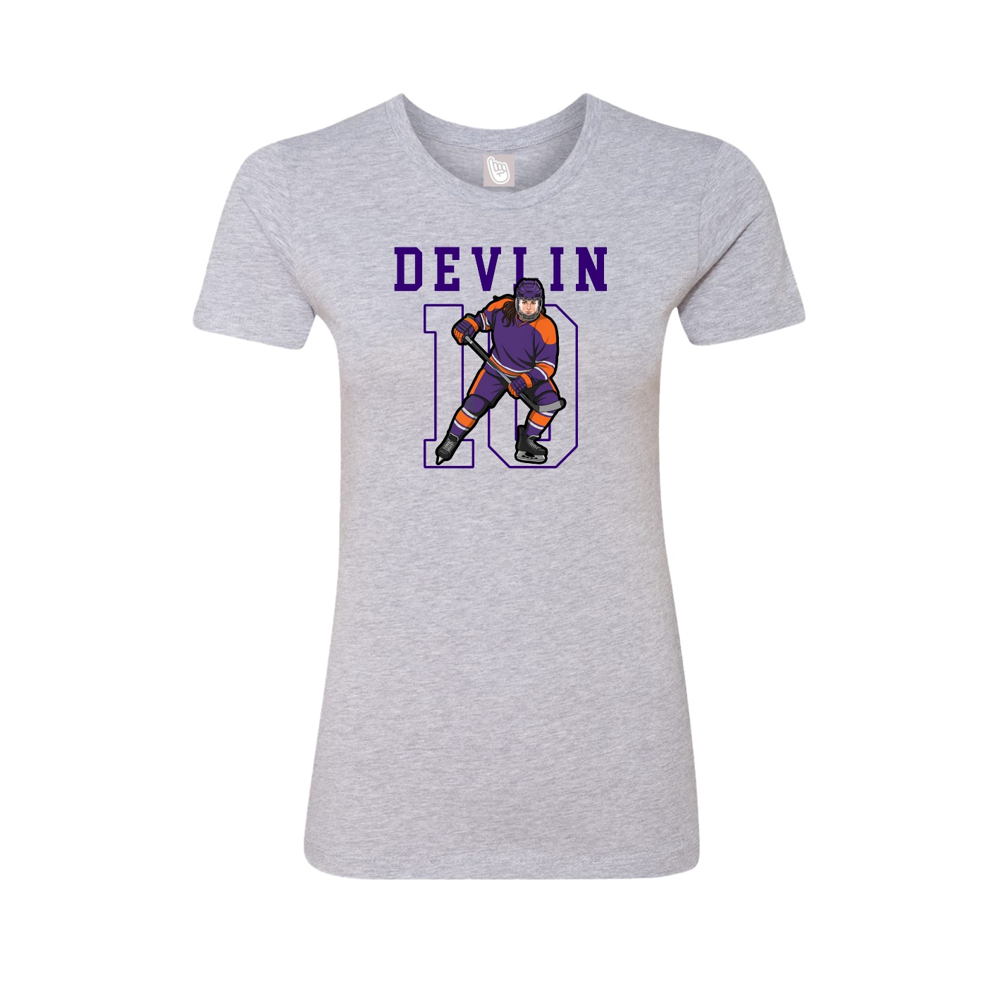 Fitted Women's Tee — Shirsey in Grey