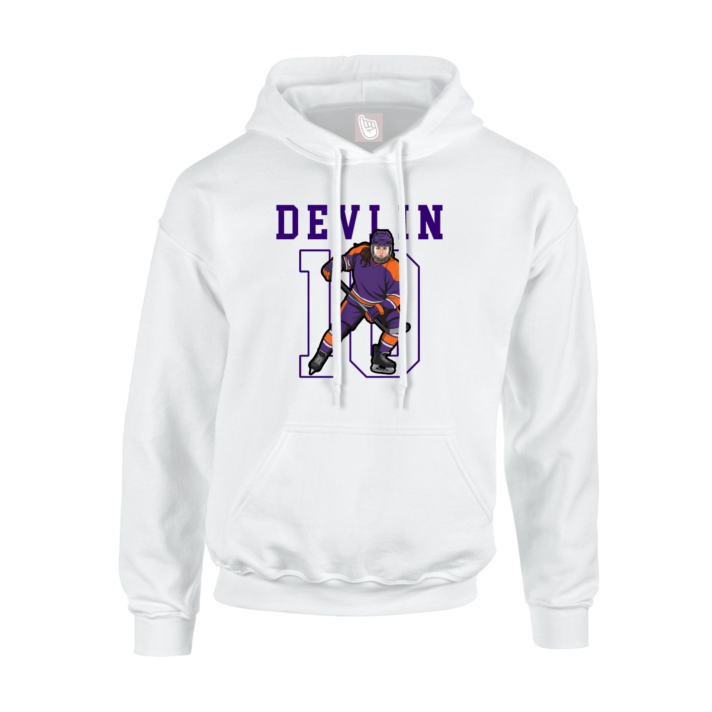 Hoodie — Shirsey in White
