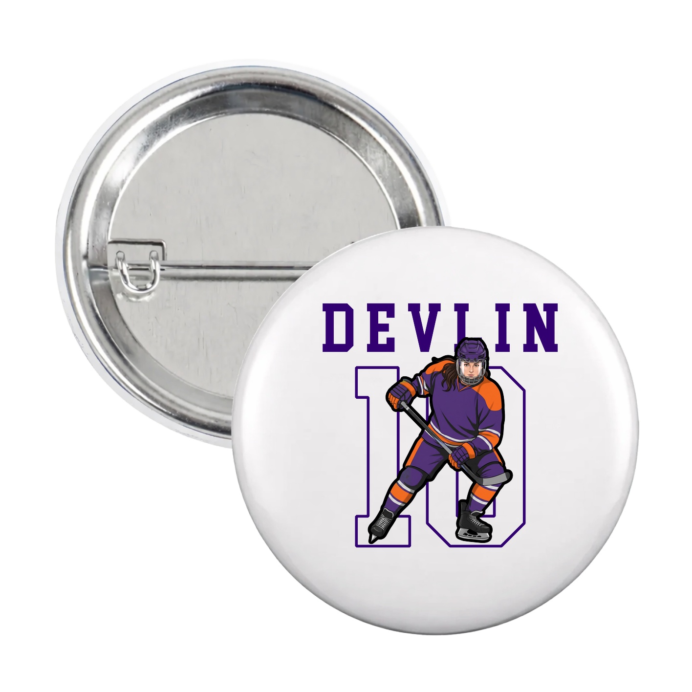 Game Day Button — Shirsey in White
