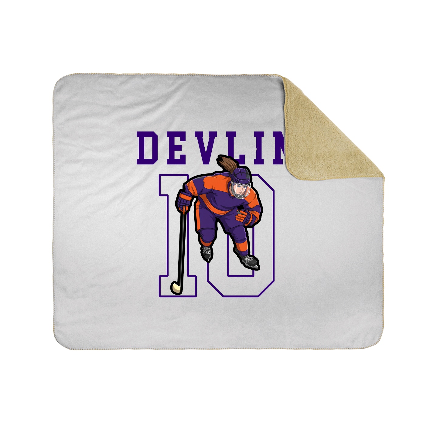 Throw Blanket — Shirsey in White