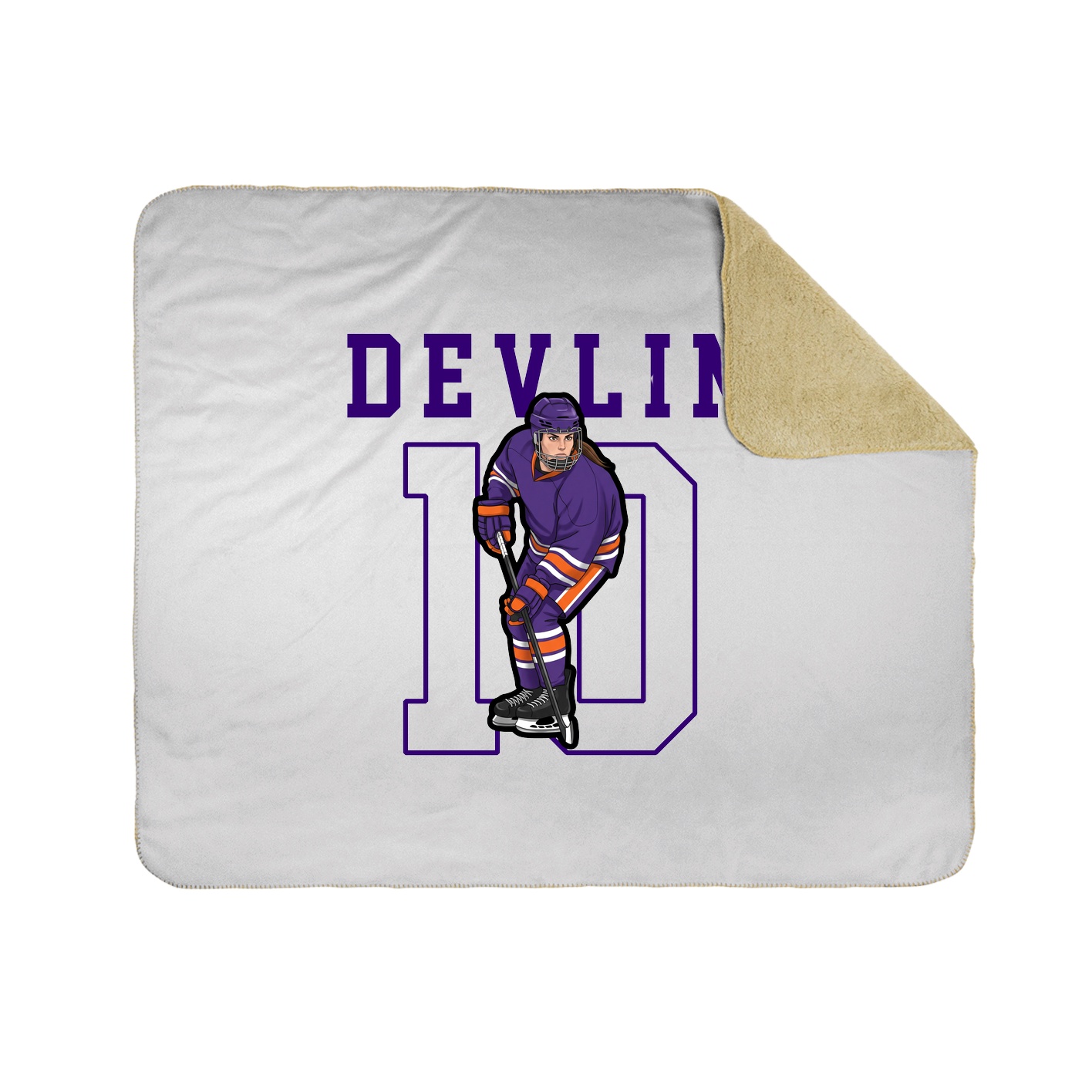 Throw Blanket — Shirsey in White