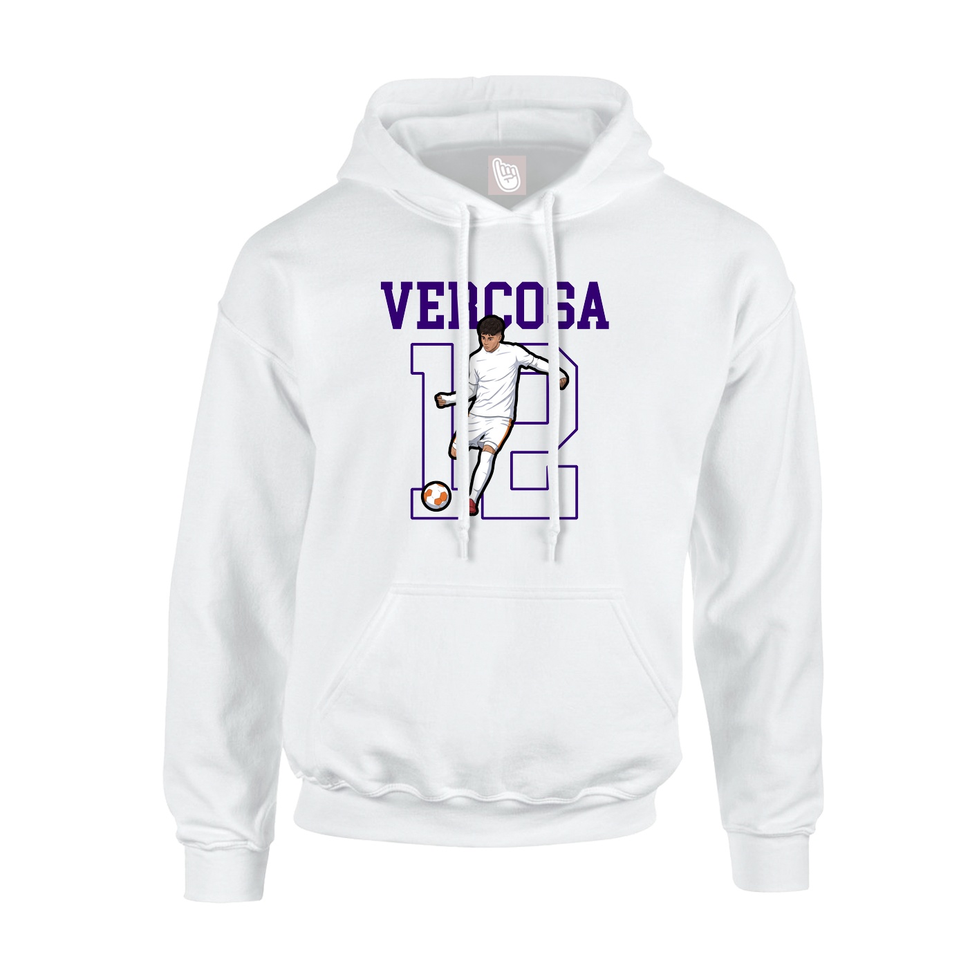 Hoodie — Shirsey in White