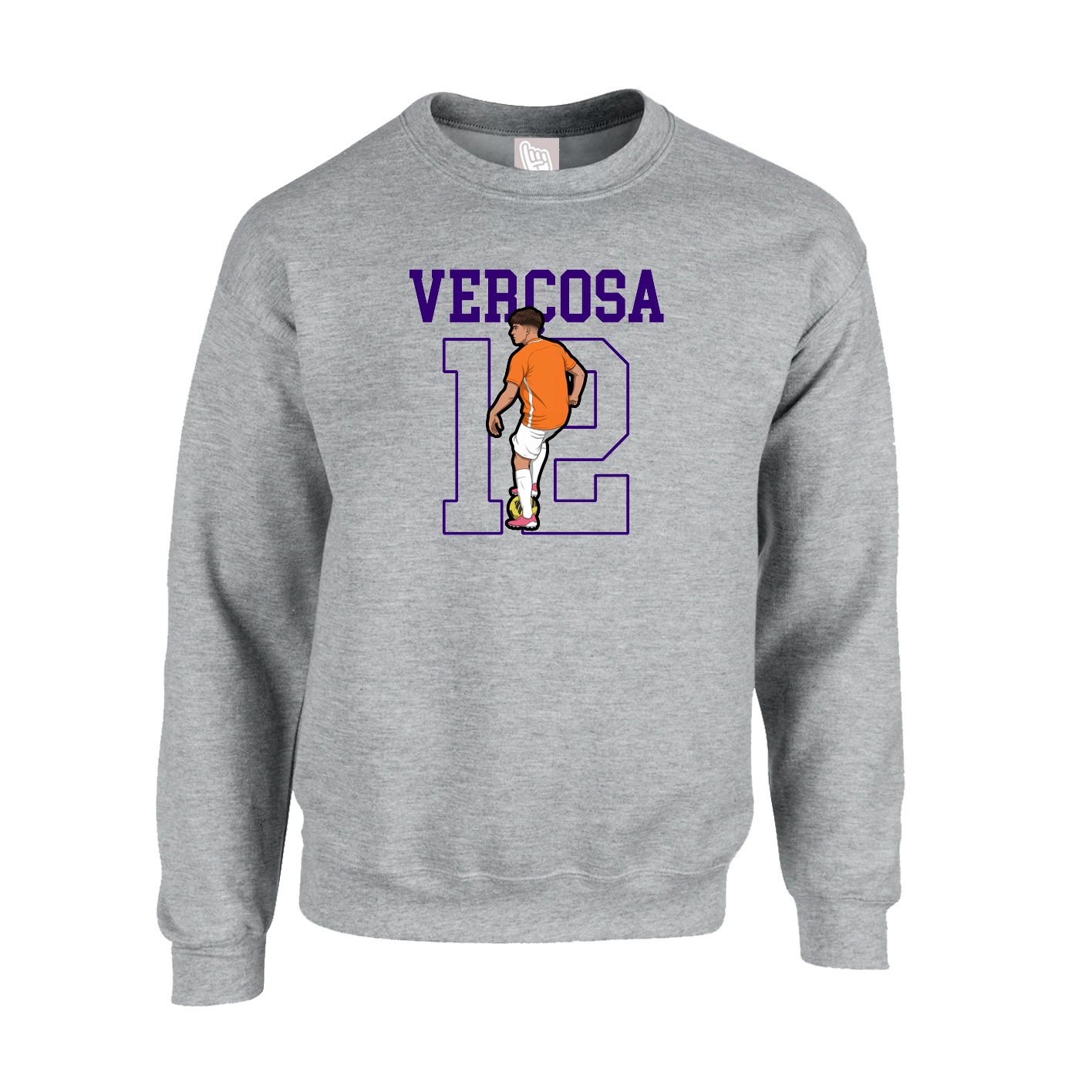 Fleece Crew — Shirsey in Grey