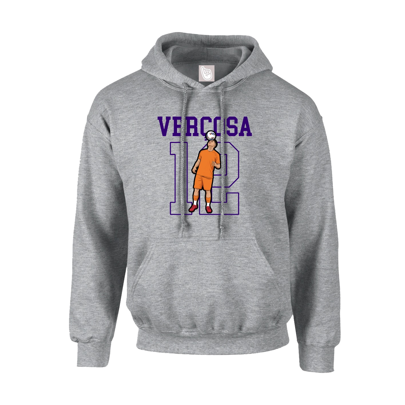 Hoodie — Shirsey in Grey