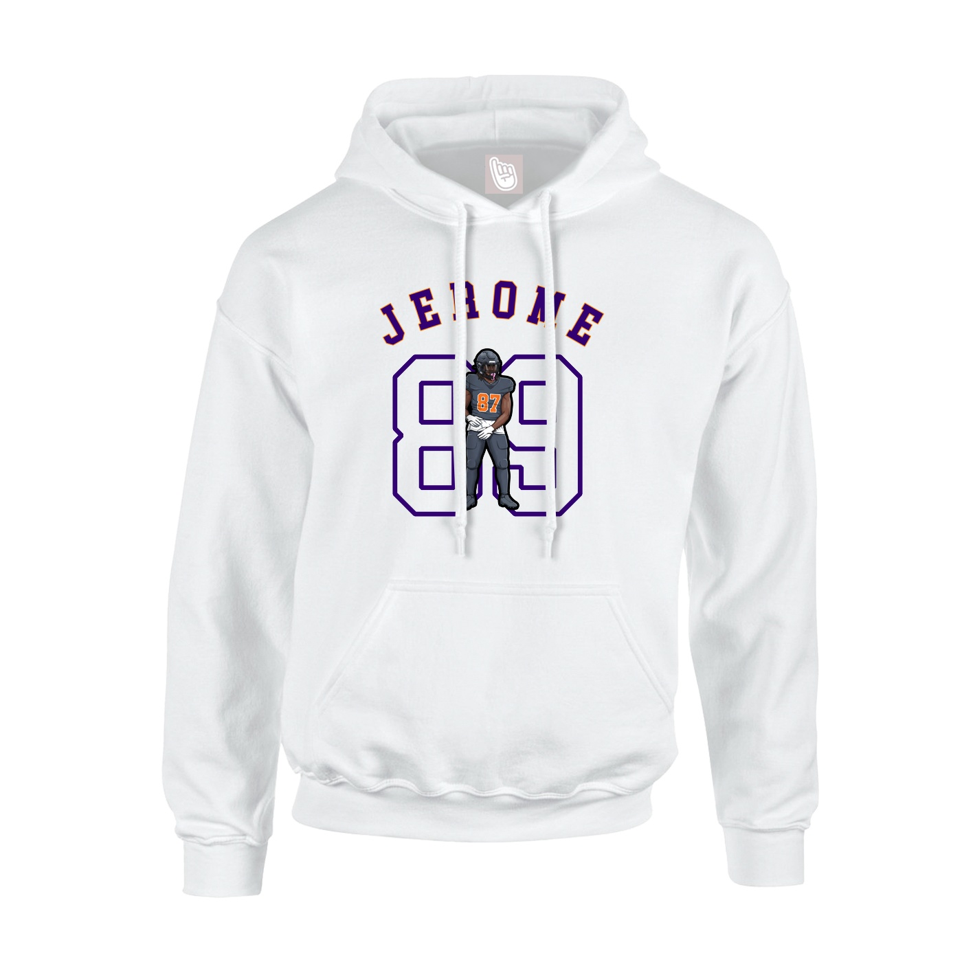 Hoodie — Shirsey Arch in White