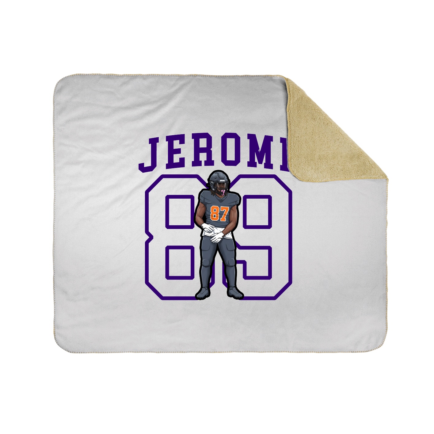 Throw Blanket — Shirsey in White