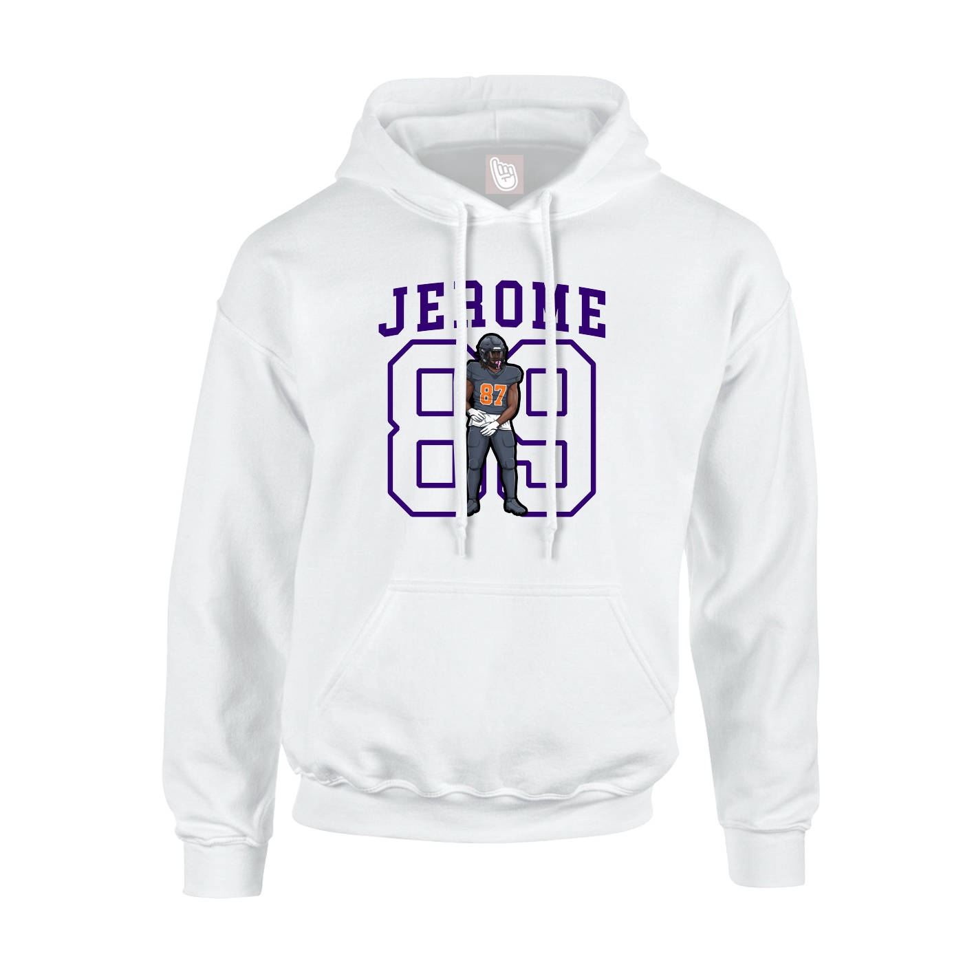 Hoodie — Shirsey in White