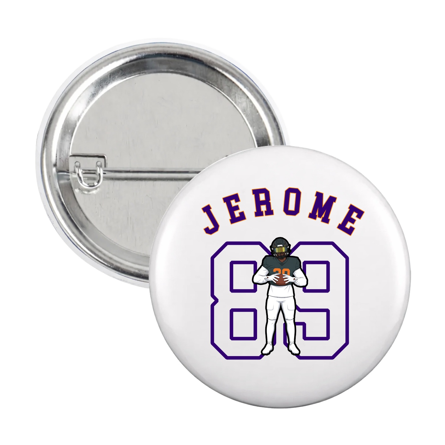 Game Day Button — Shirsey Arch in White