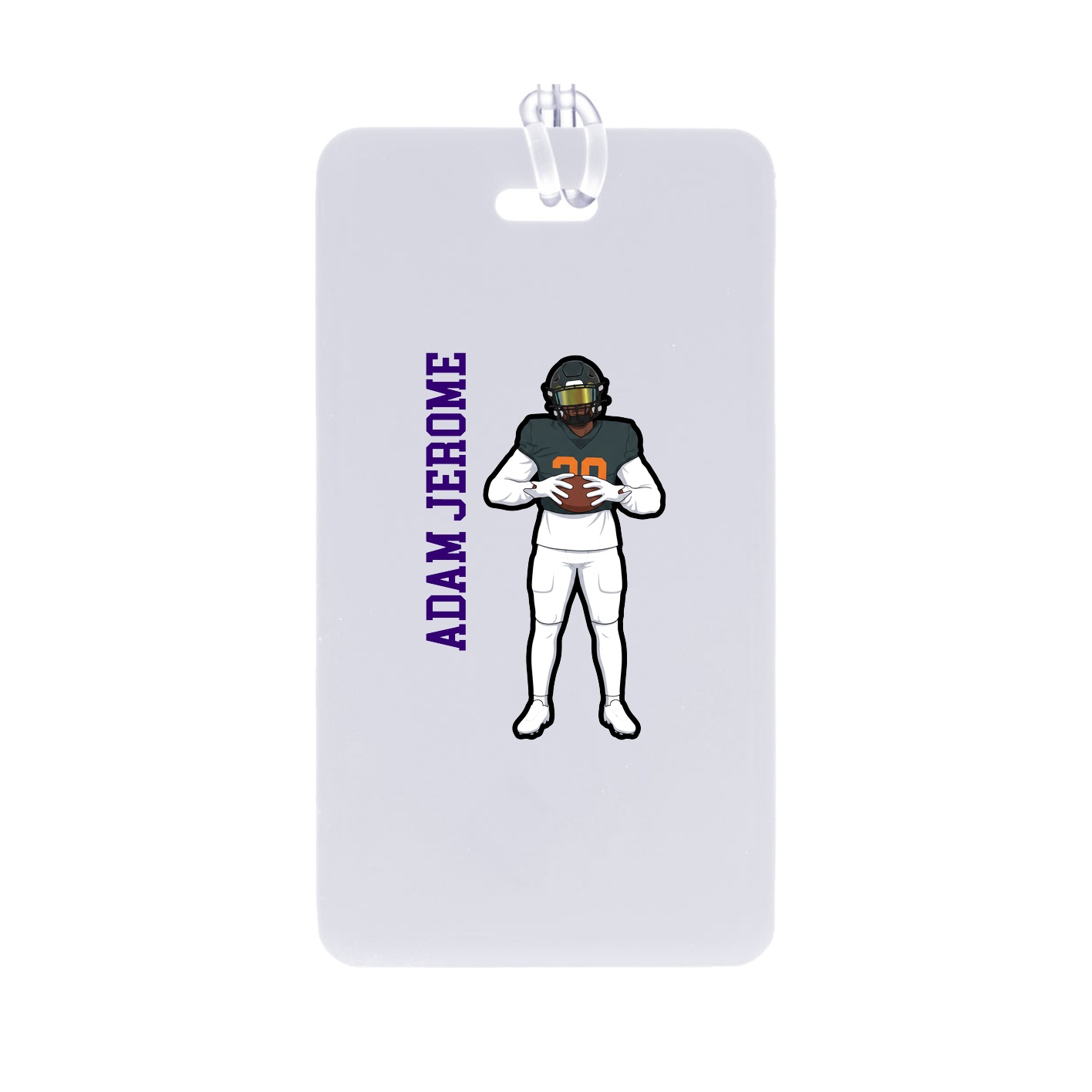 Bag Tag — Name Vertical in Classic