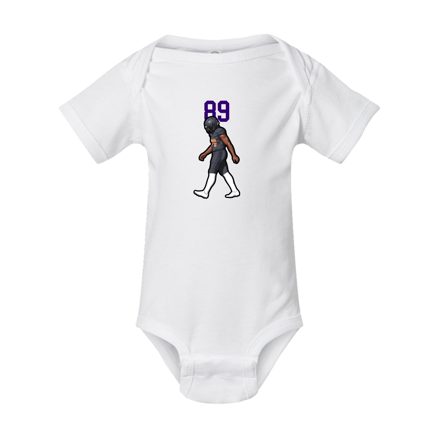 Baby Onesie — Number Top in White