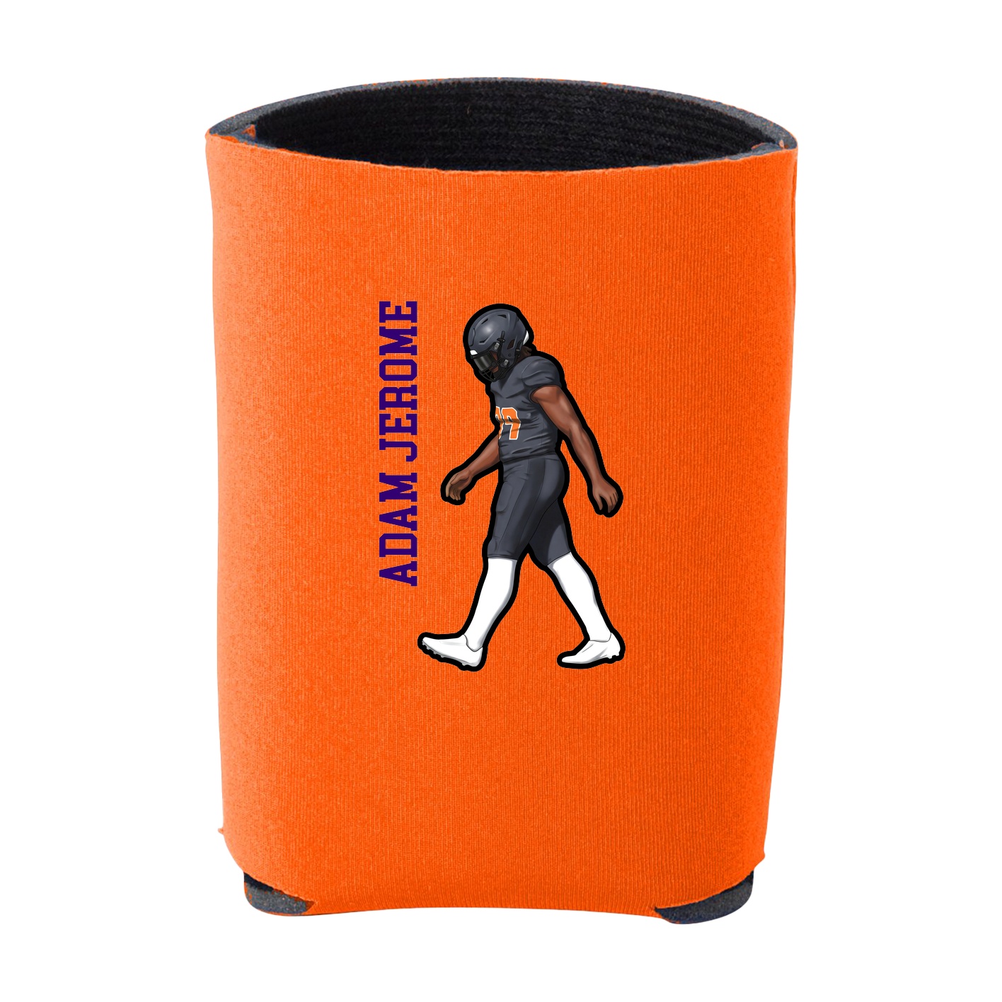 Can Holder — Name Vertical in Orange