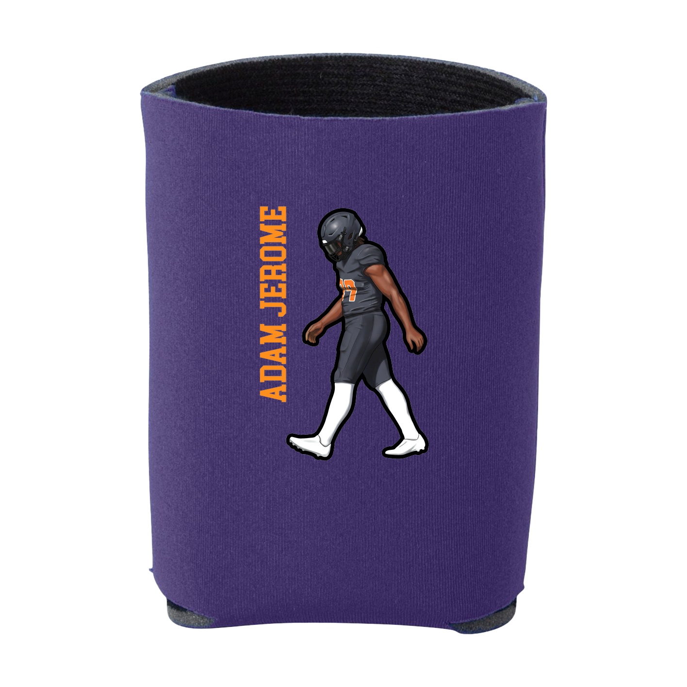 Can Holder — Name Vertical in Purple
