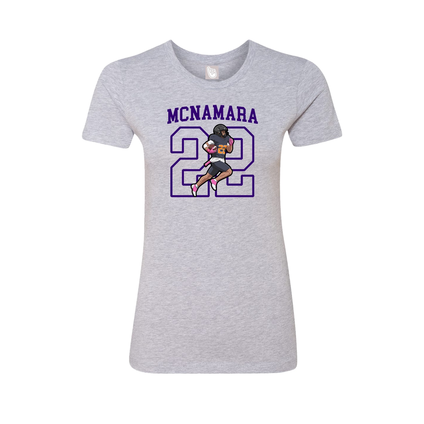 Fitted Women's Tee — Shirsey in Grey