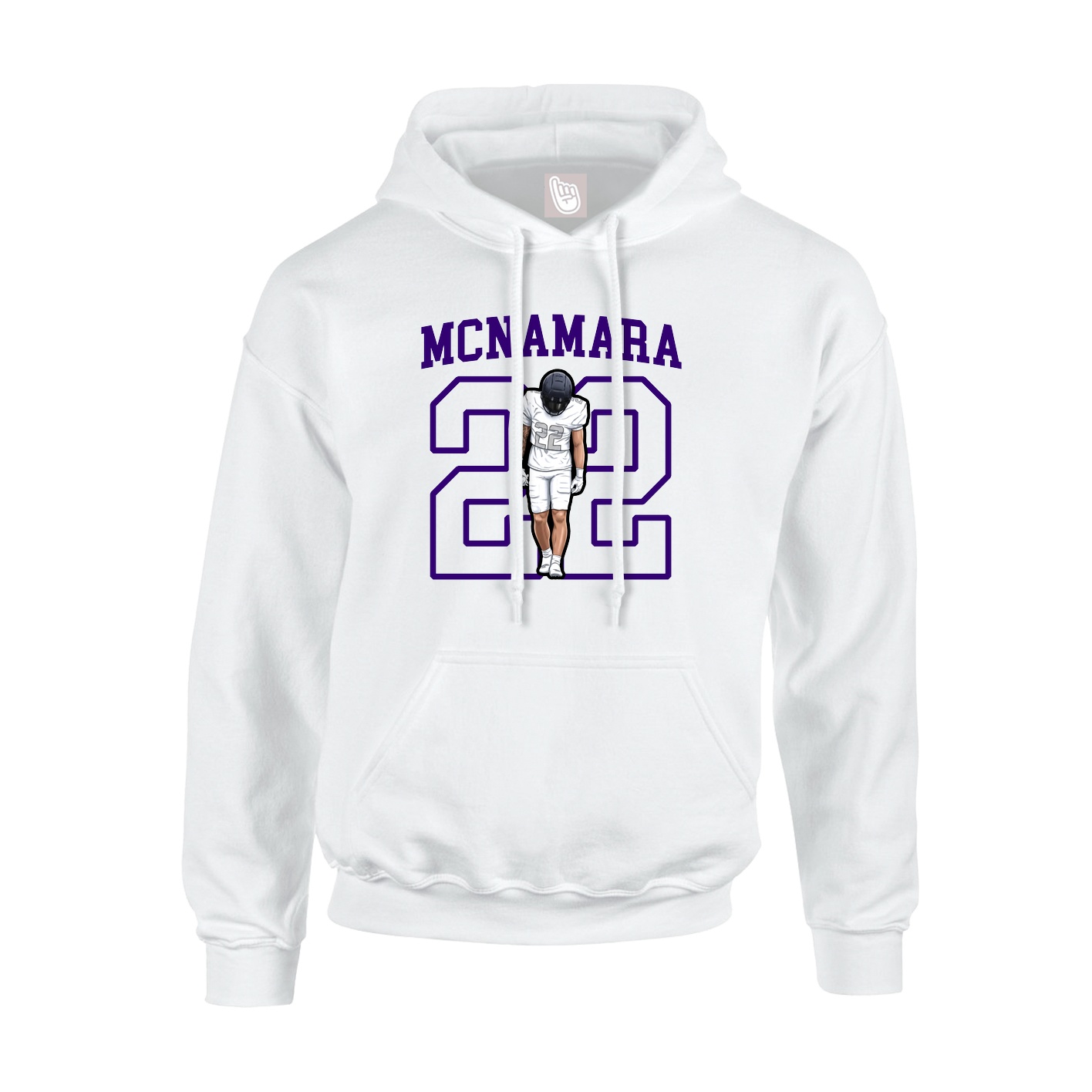 Hoodie — Shirsey in White