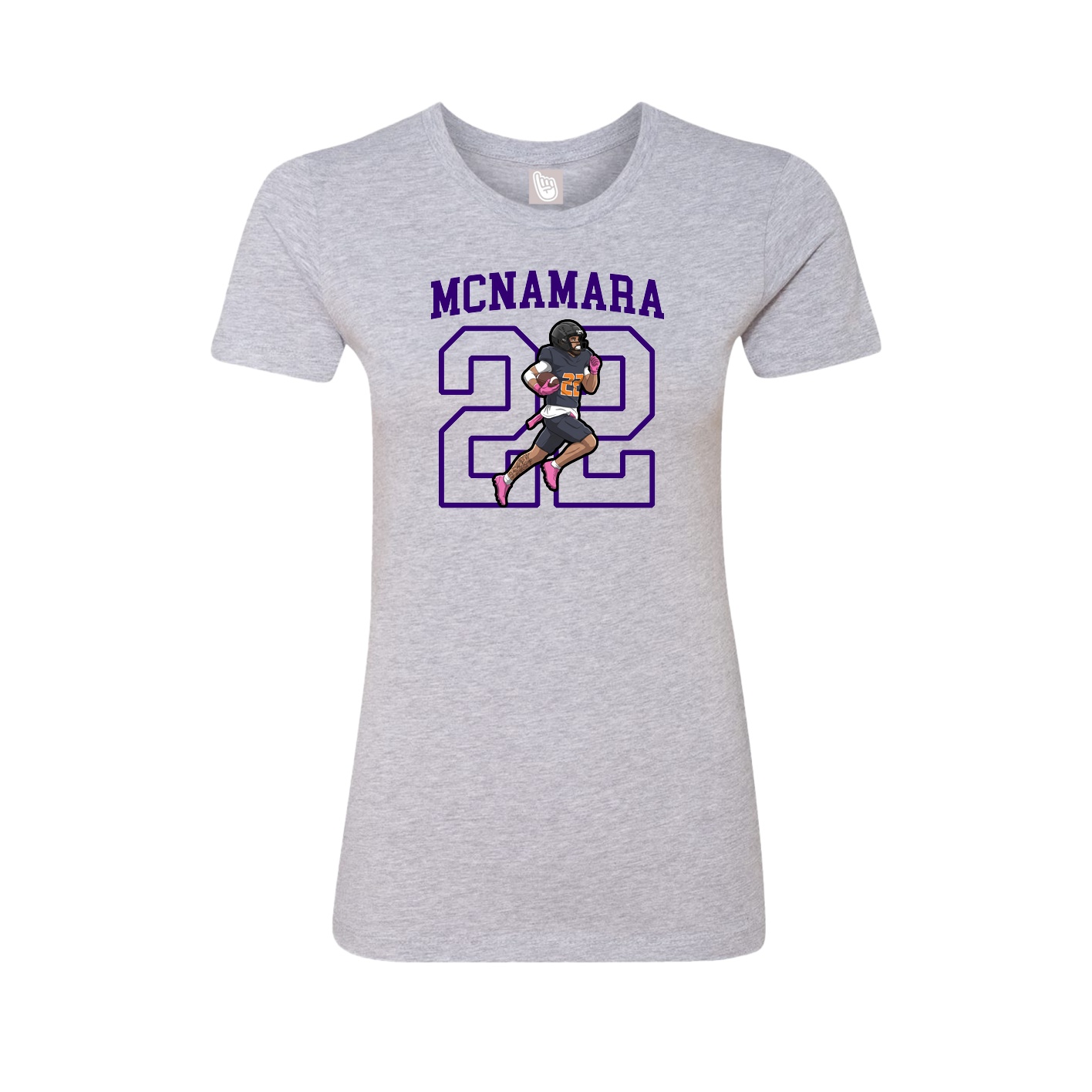 Fitted Women's Tee — Shirsey in Grey