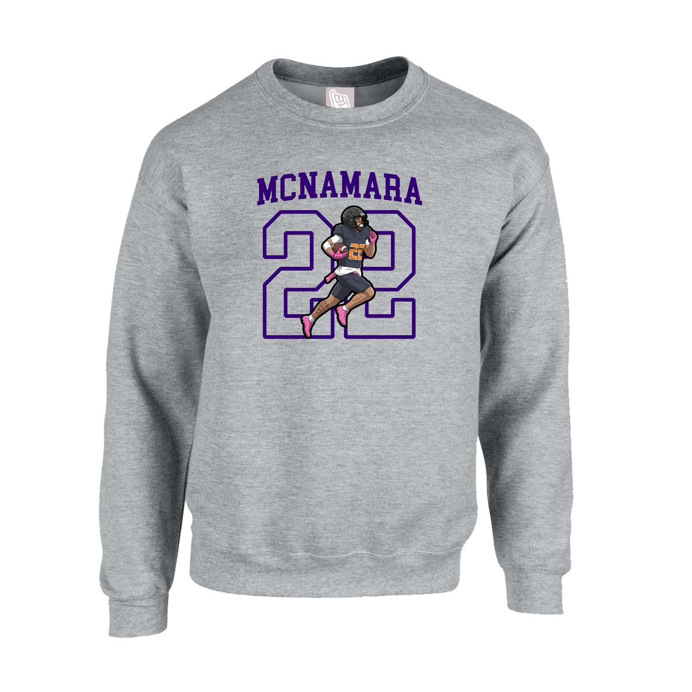 Fleece Crew — Shirsey in Grey