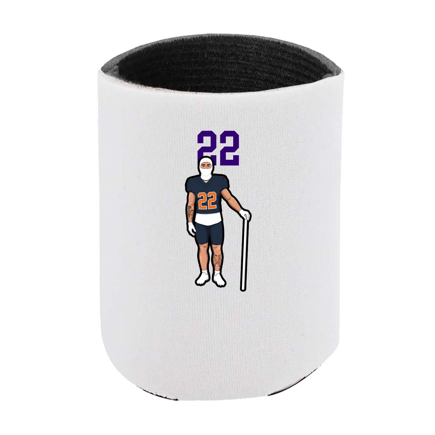 Can Holder — Number Top in White