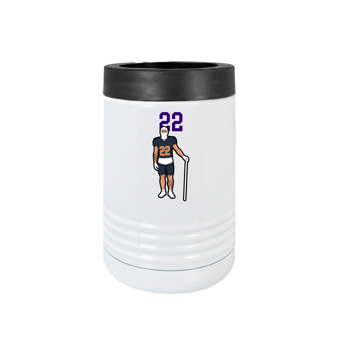 Beverage Holder — Number Top in White
