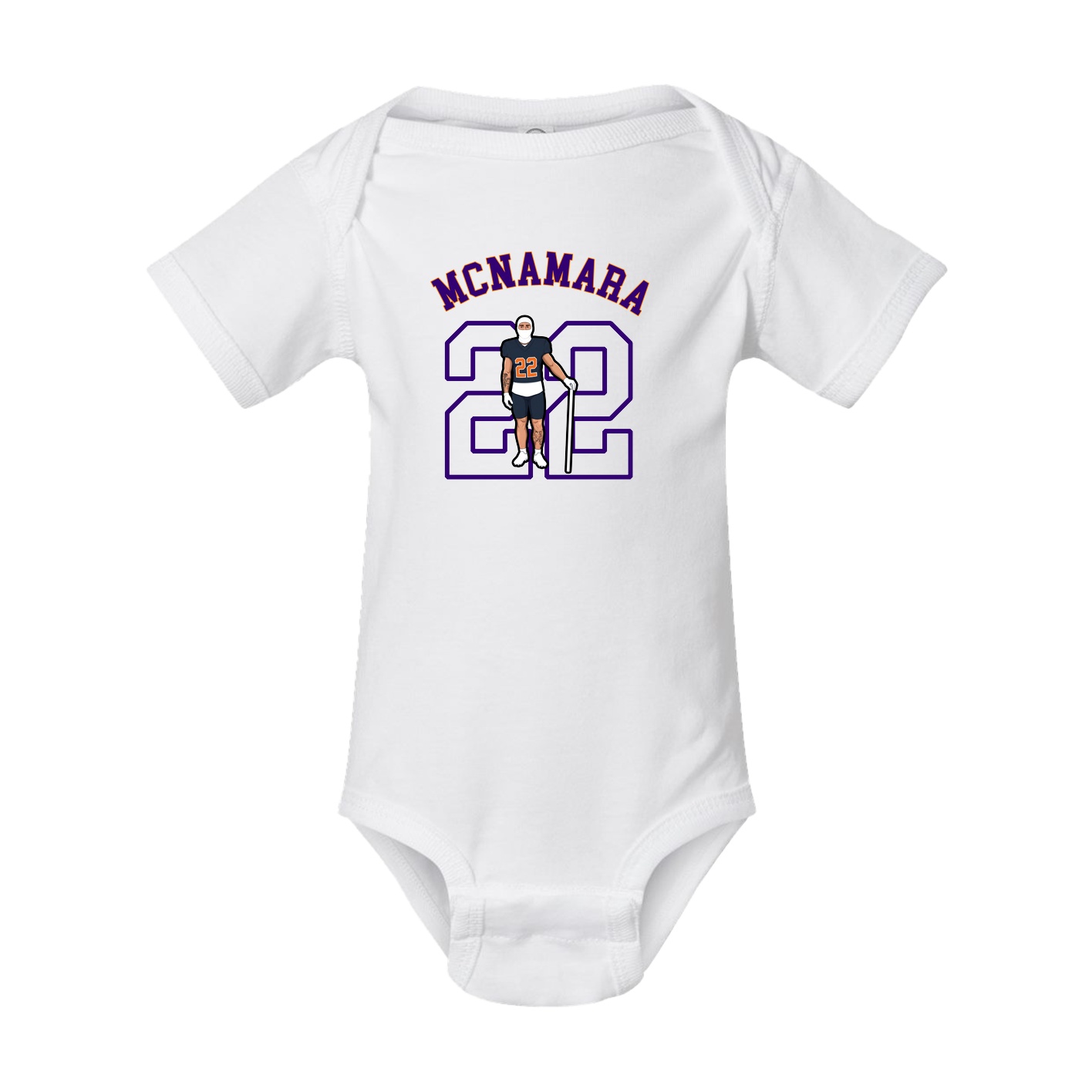 Baby Onesie — Shirsey Arch in White