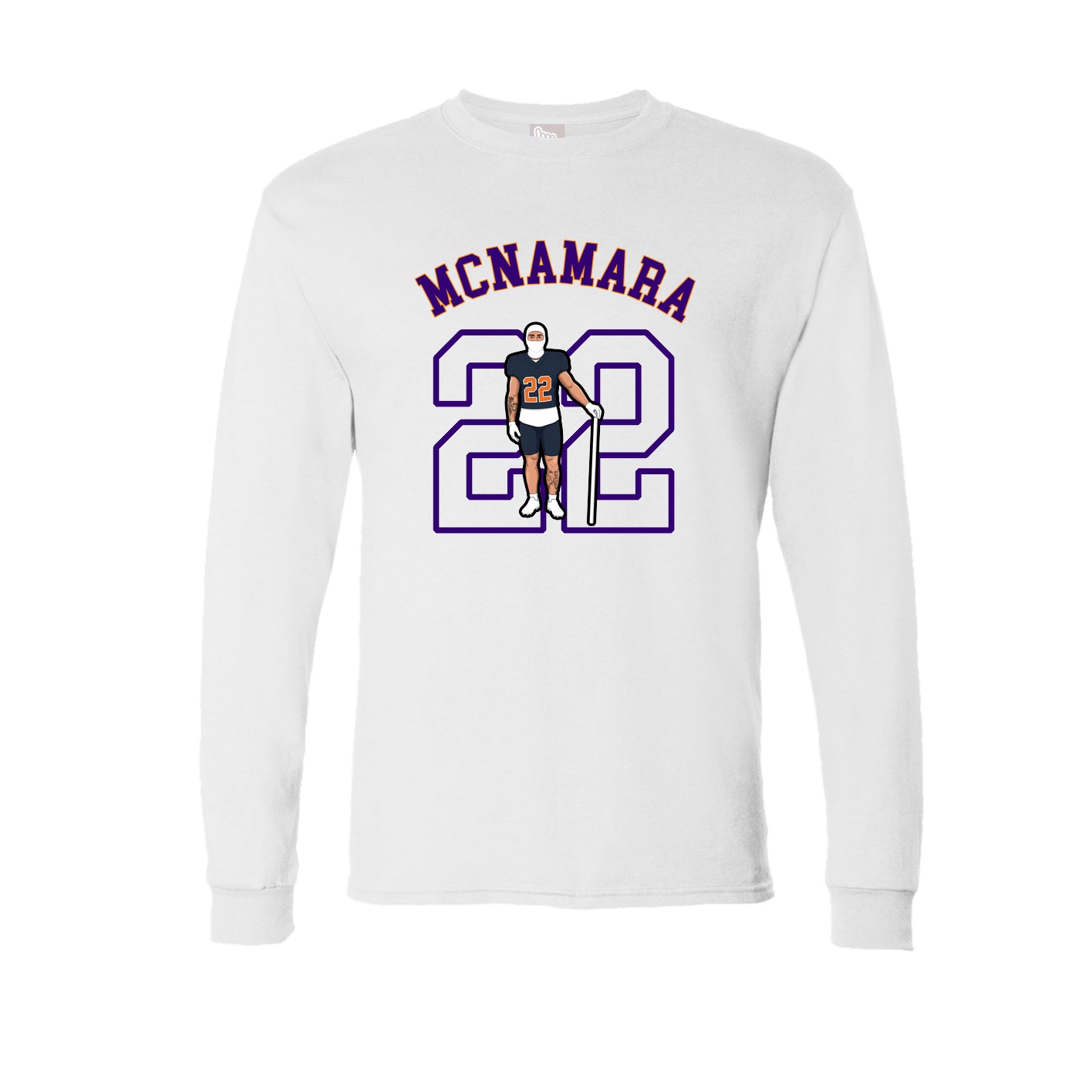 Long Sleeve Tee — Shirsey Arch in White
