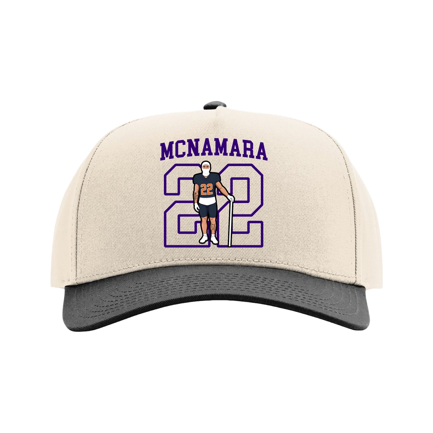 Full Fabric Five-Panel Champ Cap