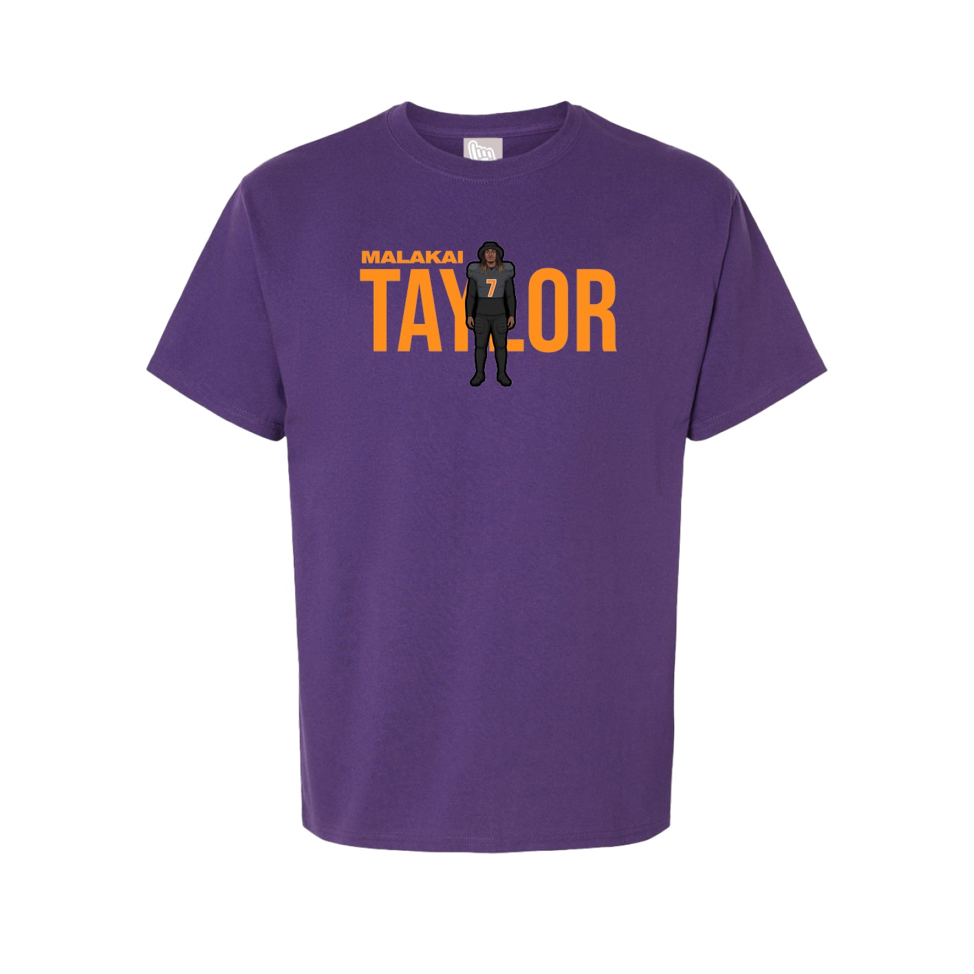 Youth Tee — Player Name in Purple