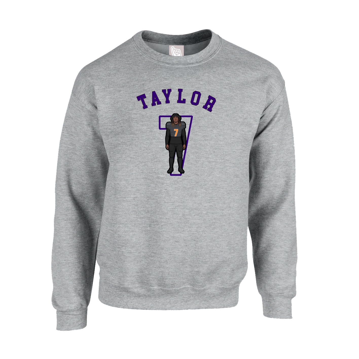 Fleece Crew — Shirsey Arch in Grey